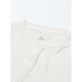 thumbnail image 3 of Eandarui Kids Girls Knitted Sweater Cropped Coat Long Sleeve Single Button Closure Dressy Cardigan White 90, 3 of 7