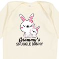 thumbnail image 4 of Inktastic Grammy's Snuggle Bunny Easter Girls Long Sleeve Baby Bodysuit, 4 of 5