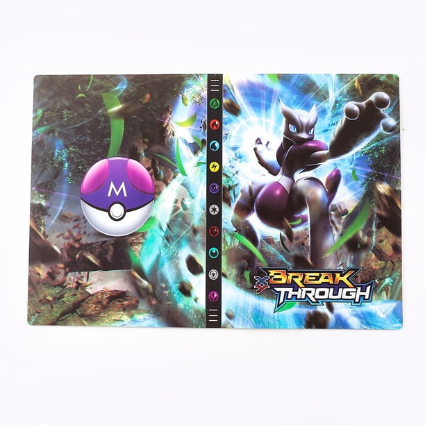 Álbum de Pokemon para almacenamiento de tarjetas, carpeta Grande de colección VMAX GX EX, con 9 bolsillos, 432 piezas Fivean unisex