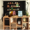 thumbnail image 7 of Kiven Cordless Bookshelf Lamp, Rechargeable Bookcase Lighting,Farmhouse Decorative Nightstand Storage Box with LED Light, Cordless Table Lamp for Bedside Bookshelf Cabinet DZ0375-B, 7 of 7