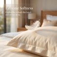 thumbnail image 4 of Unique Bargains 2 Pack Silk Pillowcase Set Smooth Cooling Envelope Closure Beige, 4 of 5