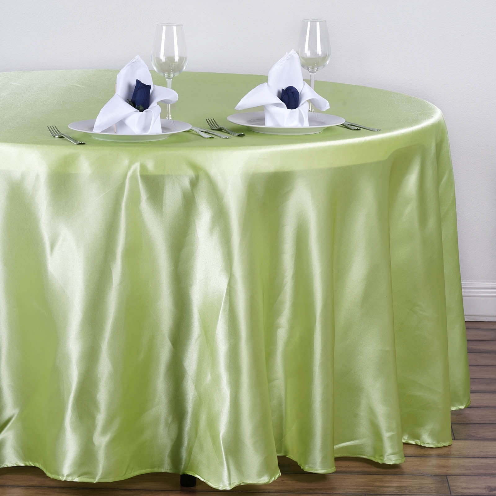 Efavormart 108" Round Satin Tablecloth