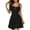 ZA-Black-frostluinai nightgowns sleepdress, variant on Women's Nightgown Lace Trim Sleeveless Babydoll Lingerie V Neck Tunic Chemise Sleepwear Nightdress Mini Sleep Dress