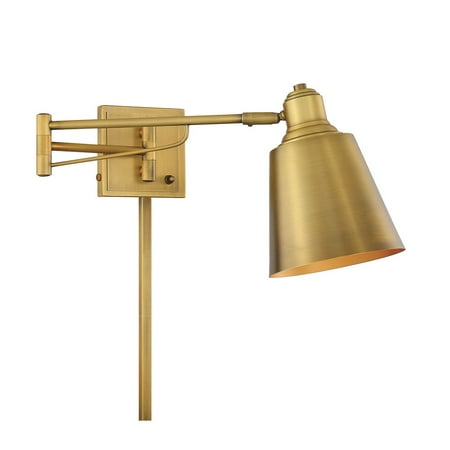 

Savoy House Meridian 1 Light Wall Sconce - Natural Brass - M90047NB