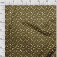 thumbnail image 2 of oneOone Cotton Jersey Dark Olive Green Fabric Dots Sewing Craft Projects Fabric Prints By Yard 58 Inch Wide, 2 of 4
