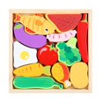 thumbnail image 3 of Kids Wooden Vehicle Food Number Animal Cognition Puzzle Learning Educational Toy, 3 of 9