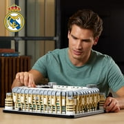 LEGO Icons Real Madrid Santiago Bernabéu Stadium 10299 Building Set - Soccer Field and Model Building Kit for Adults, Home and Office Collectible Decor Piece, Great Gift Idea for Sports Fans