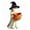 Figurine B, variant on Halloween Decoration Ghost Figurine 12in Resin Ghost Statues with Pumpkin Candy Bowl for Outdoor Indoor Front Door, Porch Yard Lawn Party Decor