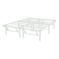 thumbnail image 6 of Mainstays Queen 14 in High Profile White Foldable Steel Platform Bed Frame, 6 of 10