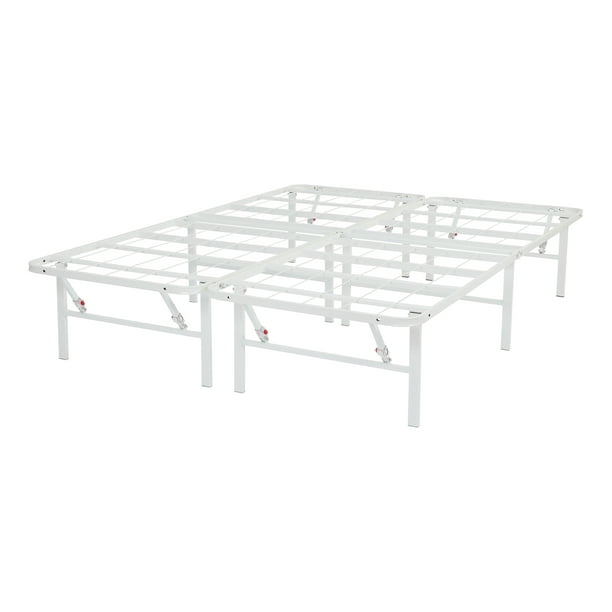 Mainstays 14 High Profile Foldable, 18 High Profile Foldable Steel Bed Frame Queen