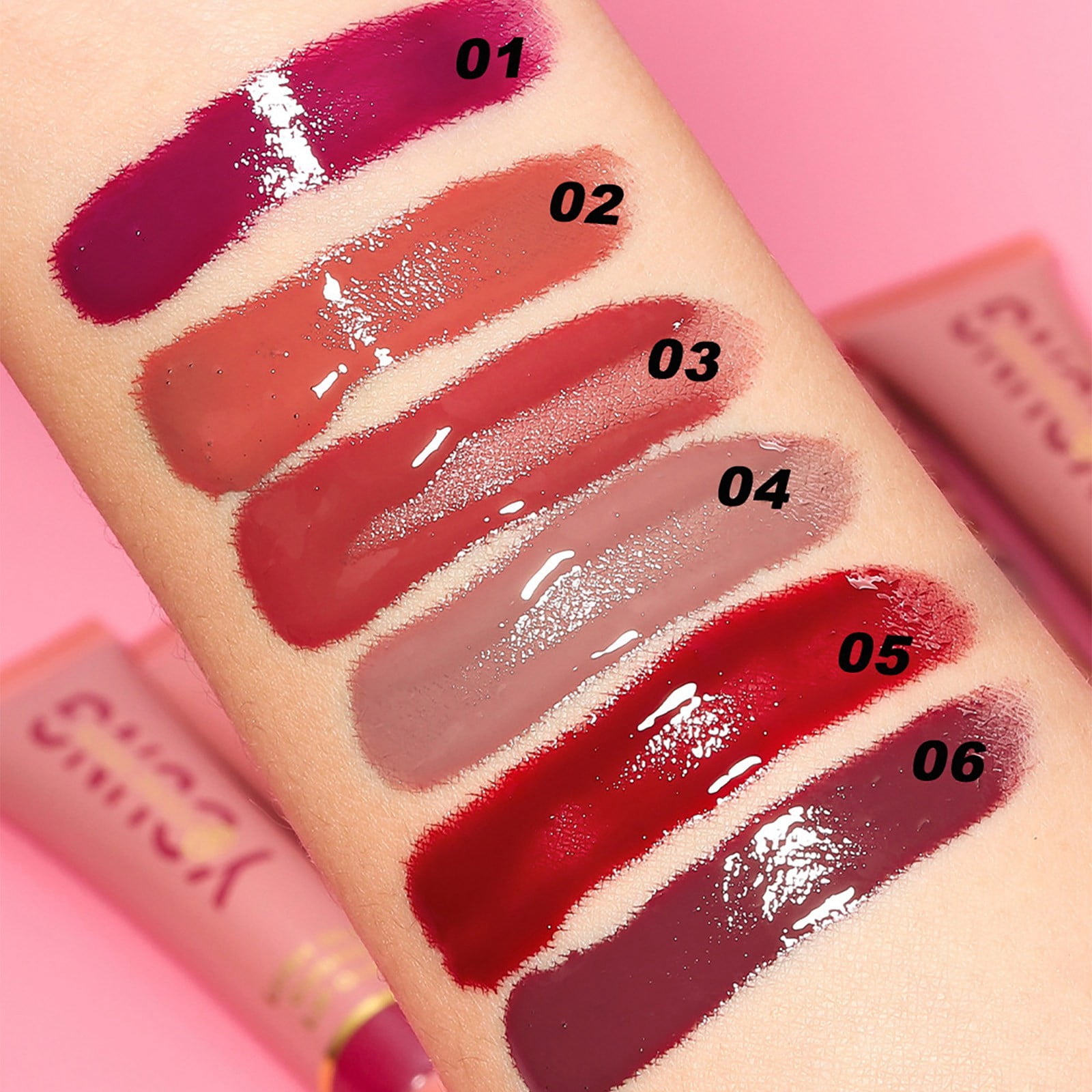 Lip Moisturizer for Very Dry Teen Makeup Mini Lip Gloss Lip Colors Lip Gloss Fresh Lip Wrap Lip Bar Lipstick Lip Gloss Clear Flavo Lip Gloss Mini Suitcase for Lip Gloss Packaging