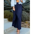 thumbnail image 2 of Doublju Women's Smocked Waist Band Maxi Skirt, 2 of 3
