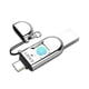 thumbnail image 1 of U disco EAGET FU68 Unidad flash USB de 32 GB tipo C USB3.0 Disco U de cifrado de huellas dactilares de metal de doble puerto para teléfono inteligente PC portátil EAGET U disco, 1 of 7