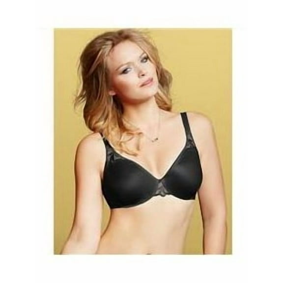 484 Magnificent Beauty Embellished Unlined Underwire Bra Size 42DDD, Black