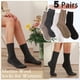 thumbnail image 2 of Calcetines EBMORE de lana merino para mujer, térmicos de invierno, 5 pares, 2 of 7
