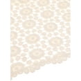 thumbnail image 4 of INSPIRE CHIC Floral Cotton Crochet Mantilla Scarves, Little Shawl Cape Triangle Head Covering Church Veil for Mass Wedding 43.3x15.7" Beige, 4 of 4