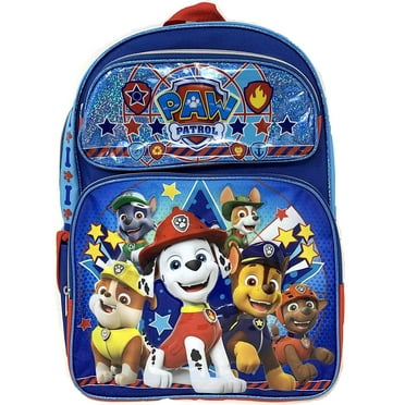 Backpack - Paw Patrol - Paw Team Blue 16" New 001434