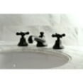 thumbnail image 2 of Kingston Brass KS4460BEX Essex 8" Widespread Bathroom Faucet, Matte Black, 2 of 5