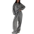 thumbnail image 2 of Womens Striped Lounge Set 2 Piece Outfit,2XL, 2 of 4