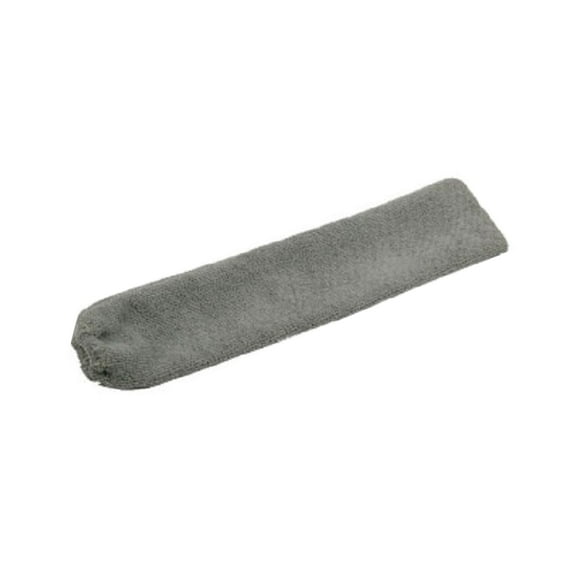 Gray Reusable Microfiber Cleaning Brush with Detachable Bendable Long Handle - Wet & Dry Use for Home, Office, School - Cleans Floors, Corners, Gaps, High Areas - Includes Brush, Pole & Panel (Type