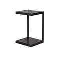 thumbnail image 2 of Pemberly Row Contemporary Solid Sheesham Wood C Table in Gray (Set of 2), 2 of 6