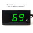 thumbnail image 2 of Scienceny Medidor de temperatura Indicador de temperatura Termómetro Mano de obra multicolor Tamaño compacto Fácilmente instalado Pantalla LCD Accesorios para motos Scienceny VI017079-00, 2 of 6