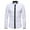 White 1, variant on Tungbrin Men's Dress Shirts Stretch Slim Long Sleeve Collar Button down Wedding Prom Shirt Business Casual Shirts