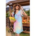 thumbnail image 2 of Ekouaer Nightgowns for Women Short Sleeve Night Gown Comfy Sleep Shirt Soft Sleep Dress Pleated Sleepwear, 2 of 6