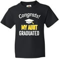 thumbnail image 3 of Inktastic Congrats My Aunt Graduated with cap Youth T-Shirt, 3 of 5