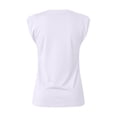 thumbnail image 4 of Posijego Women's Summer Cap Sleeve Tank Tops Solid Color Casual Sleeveless Shirts Business Office Girls Tank Tees for Ladies, 4 of 9