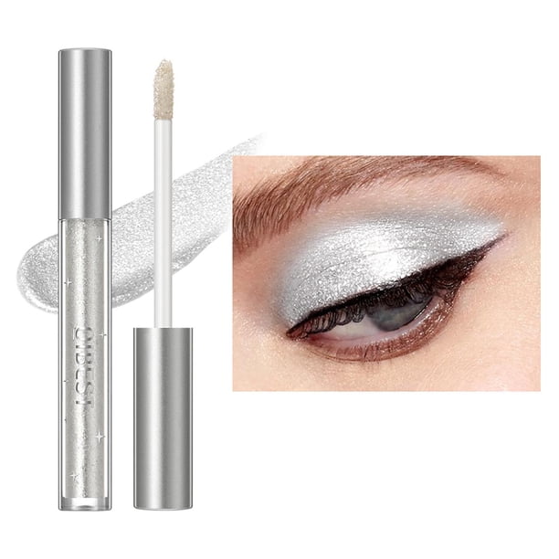 onlyliua Liquidación Sombra de Ojos Líquida de Purpurina, Alto Brillo, Perlado, Lentejuelas, Brillo Mate, Color Iluminador, Sombra de Ojos Líquida