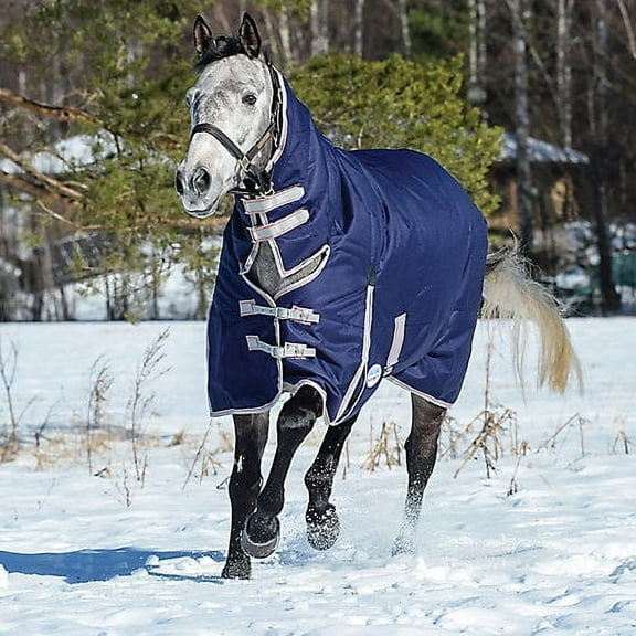 Weatherbeeta Comfitec Essential Combo Neck Heavy Navy/Sil/Red