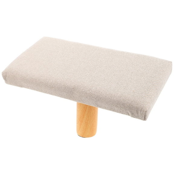 Hemoton Meditation Bench Wood Meditation Stool With Cushion Prayer Kneeler Chair Meditation Bench Yoga Chair Prayer Bench For Yoga Or Sitting Beige