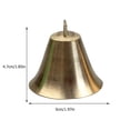 thumbnail image 4 of 2 Pcs Christmas Brass Bells Copper Bell DIY Wind Chimes Xmas Tree Hanging Bell Liberty Bells Christmas Hanging Bell, 4 of 6