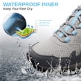 thumbnail image 2 of Zapatillas de senderismo CAMELSPORTS para mujer, impermeables, para correr, color gris, 2 of 7