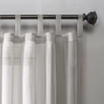 thumbnail image 2 of No. 918 Emily Voile Sheer Tab Top Curtain Panel, 59"x63", Silver Gray, 2 of 7