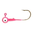 thumbnail image 5 of Eagle Claw Ball Head Fishing Jig, Pink with Bronze Hook, 1/8 oz., 10 Count, 5 of 7
