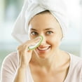 thumbnail image 5 of Organic Reusable Makeup Remover Pads, Washable Eco-Friendly Natural Bamboo Cotton Rounds for All Skin Types with-White + Green, 5 of 7