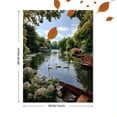 thumbnail image 3 of Qisvanset 12x16 Inch Futurist Cityscape Canvas Painting Wall Art, 3 of 5