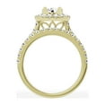 thumbnail image 6 of Unique Moments 10K Yellow Gold 1.50 CT Round Lab-grown Diamond Pear Shaped Halo Bridal Ring Set, 6 of 6