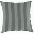thumbnail image 6 of Jordan Manufacturing 18" x 18" Conway Smoke Grey Stripe Square Outdoor Throw Pillow (2 Pack), 6 of 13