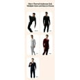 thumbnail image 3 of Men's Thermal Underwear Set With Fleece Lined Long Johns Warm Sleepwear, 3 of 4