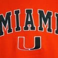 thumbnail image 4 of Youth Colosseum Orange Miami Hurricanes 2-Hit Team Pullover Hoodie, 4 of 4