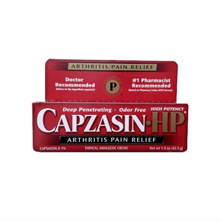 Capzasin - Hp Arthritis Pain Relief Cream, High Potency Formula - 1.5 Oz, 6 Pack