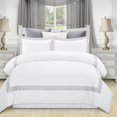 thumbnail image 1 of Glenmont Embroidered Duvet Cover Set, Long-Staple Cotton, 3 Sizes King/Cal King, 1 of 1