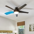 thumbnail image 6 of LABSERRON 4Pcs Sky-Blue Fabric Ceiling Fan Covers for Dust Protection Indoor Use, 6 of 6