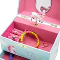 thumbnail image 3 of Joyero musical Jewelkeeper Unicorn con 2 cajones, 3 of 8