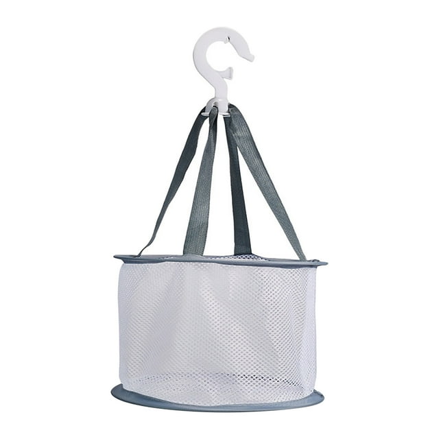 Fiudx Tendedero de Malla, Organizador de Herramientas de Maquillaje, Secador de Esponjas y Brochas de Belleza, Ideal para Baño y Balcón, Diseño Plegable y Ligero, Esencial para Viajes.