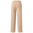 thumbnail image 5 of Boys Baggy Sweatpants Casual Elastic Waist Straight Wide Leg Open Bottom School Trousers Athletic Joggers Sweat Pants Pockets, 5 of 8