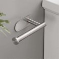 thumbnail image 3 of Adhesive Toilet Paper Holder, No Drilling Stainless Steel Toilet Roll Holder, Stick on Wall for Bathroom and RV, Brushed Silver, 3 of 5
